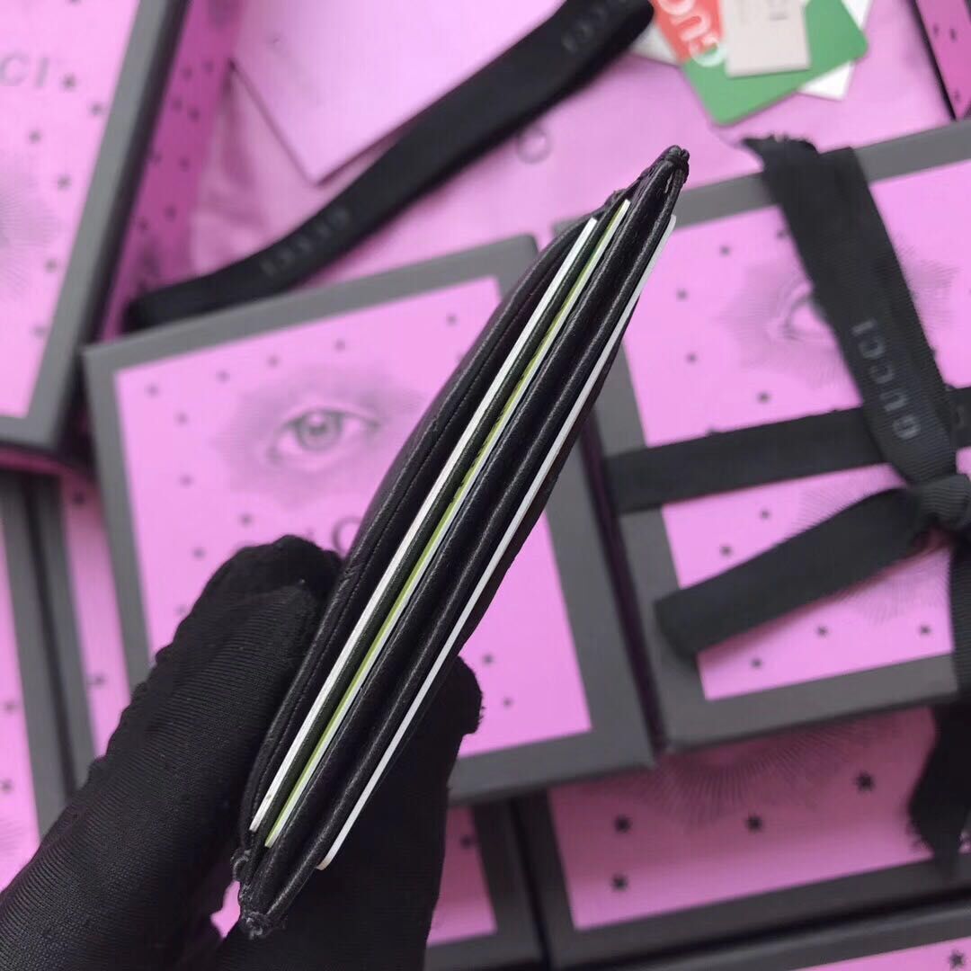 Gucci Leather Card Case 499360 Black Gucci Leather Card Case 499360 Black