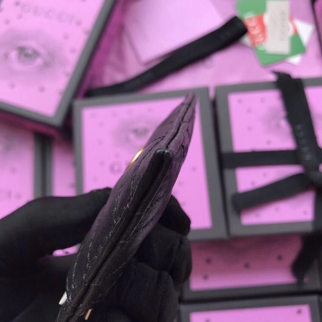 Gucci Leather Card Case 499360 Black Gucci Leather Card Case 499360 Black