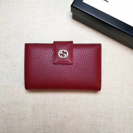 Gucci Calfskin Lether Wallet 337023 Wine Gucci Calfskin Lether Wallet 337023 Wine