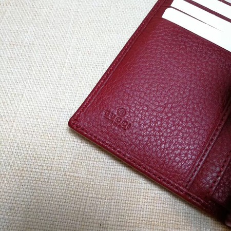 Gucci Calfskin Lether Wallet 337023 Wine Gucci Calfskin Lether Wallet 337023 Wine