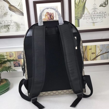 Gucci GG Supreme backpack with Web 443805 Brown Gucci GG Supreme backpack with Web 443805 Brown