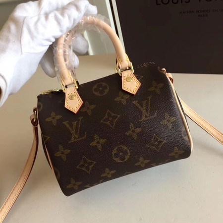 Louis Vuitton Monogram Canvas Nano Speedy M61252 Louis Vuitton Monogram Canvas Nano Speedy M61252