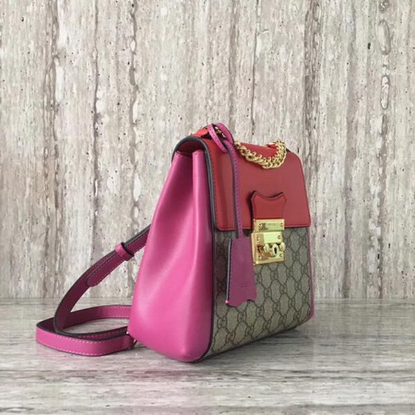 Gucci Padlock GG Supreme Backpack 498194 Red Gucci Padlock GG Supreme Backpack 498194 Red