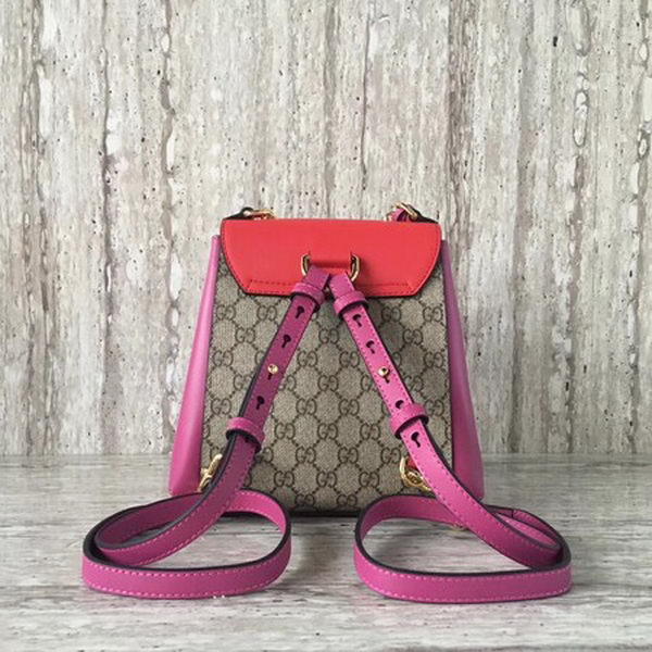 Gucci Padlock GG Supreme Backpack 498194 Red Gucci Padlock GG Supreme Backpack 498194 Red