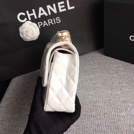 Chanel 2.55 Series Flap Bags Original Leather A1112 White Chanel 2.55 Series Flap Bags Original Leather A1112 White