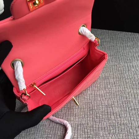 Chanel Classic Flap mini Bag Original Leather A1115 Pink Chanel Classic Flap mini Bag Original Leather A1115 Pink