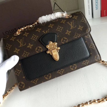 Louis Vuitton Monogram Canvas VICTOIRE M41730 Black Louis Vuitton Monogram Canvas VICTOIRE M41730 Black