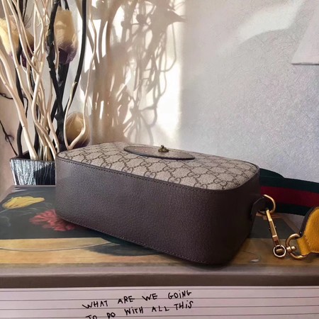 Gucci GG Supreme Messenger Bag 476466 Brown