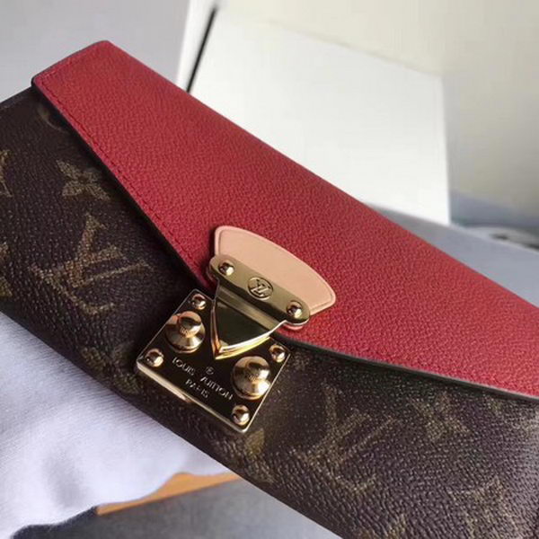 Louis Vuitton Monogram Canvas PALLAS WALLET M58414 Red Louis Vuitton Monogram Canvas PALLAS WALLET M58414 Red