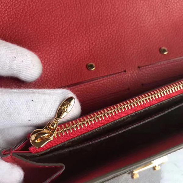 Louis Vuitton Monogram Canvas PALLAS WALLET M58414 Red Louis Vuitton Monogram Canvas PALLAS WALLET M58414 Red