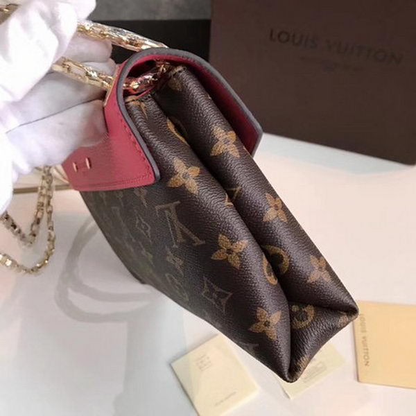 Louis Vuitton Monogram Canvas Pallas Chain Cerise M41201 Light Red Louis Vuitton Monogram Canvas Pallas Chain Cerise M41201 Light Red