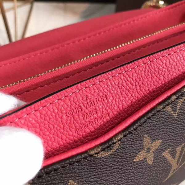 Louis Vuitton Monogram Canvas Pallas Chain Cerise M41201 Light Red Louis Vuitton Monogram Canvas Pallas Chain Cerise M41201 Light Red