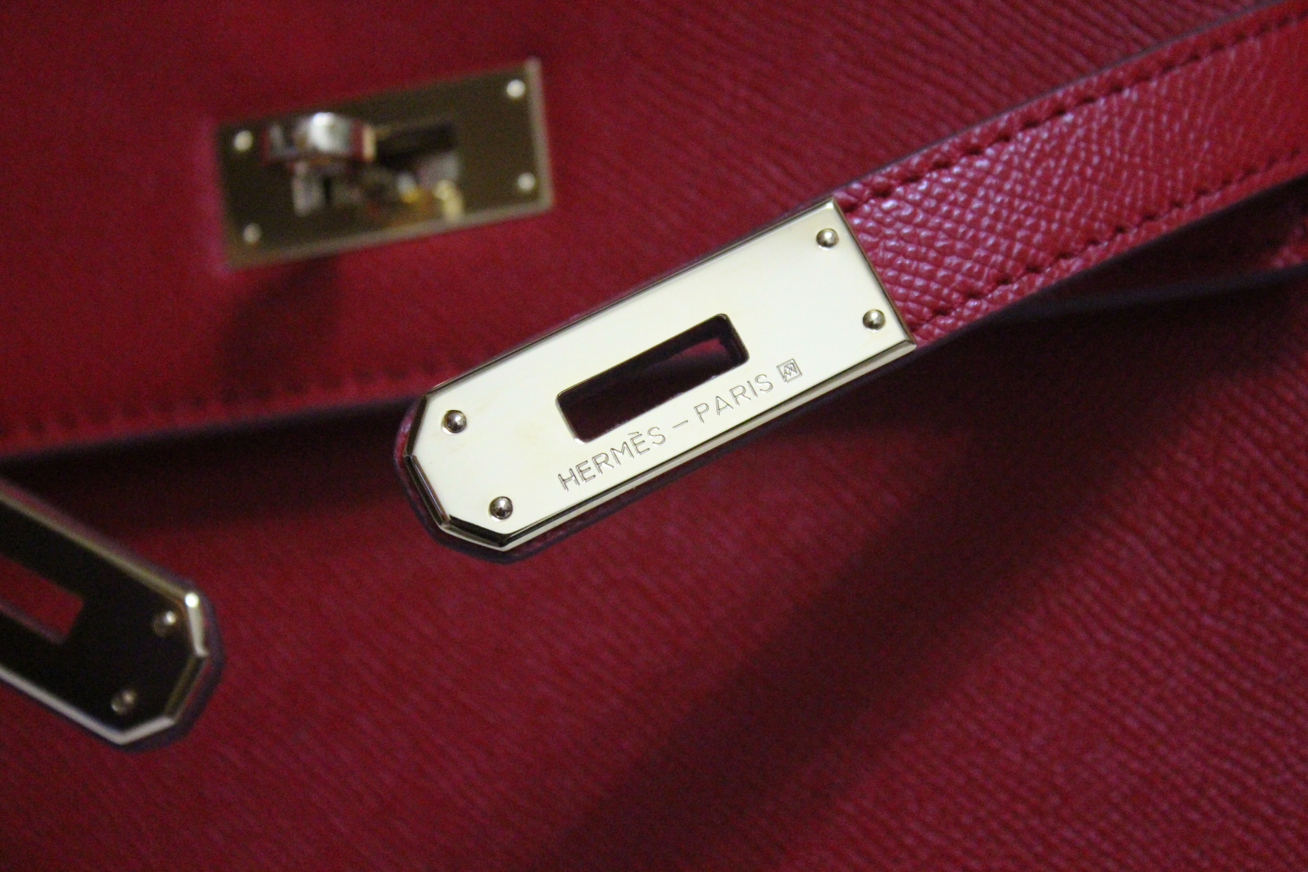 Hermes Kelly 28cm Shoulder Bags espom leather Red Hermes Kelly 28cm Shoulder Bags espom leather Red