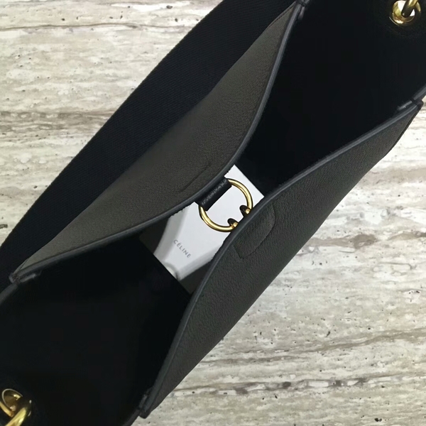 Celine Cabas Phantom Bags Lichee Pattern Leather 77426 Black Celine Cabas Phantom Bags Lichee Pattern Leather 77426 Black