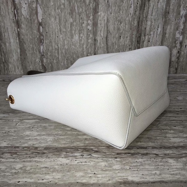 Celine Cabas Phantom Bags Lichee Pattern Leather 77426 White Celine Cabas Phantom Bags Lichee Pattern Leather 77426 White