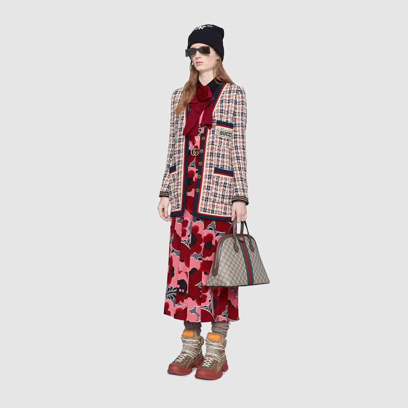 Gucci Ophidia GG medium top handle bag 524533 brown Gucci Ophidia GG medium top handle bag 524533 brown