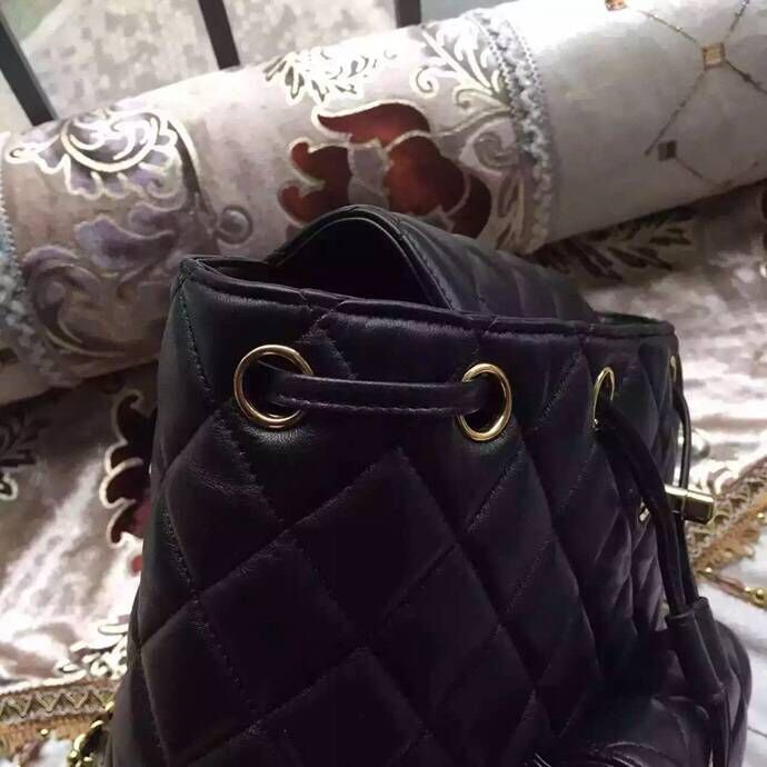 Chanel Original Sheepskin Backpack 56987 black Chanel Original Sheepskin Backpack 56987 black