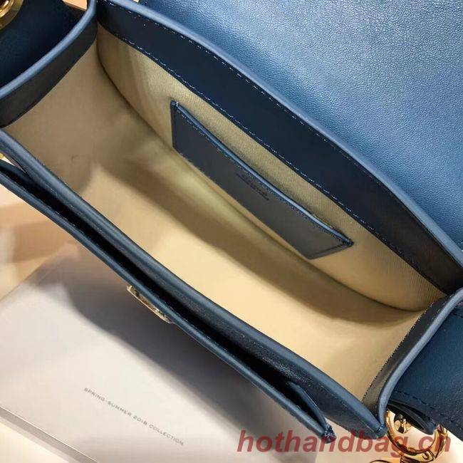 CHLOE Tess Small leather shoulder bag 3E153 blue CHLOE Tess Small leather shoulder bag 3E153 blue