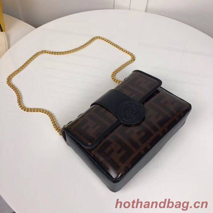 Fendi WALLET ON CHAIN 8HF836 black Fendi WALLET ON CHAIN 8HF836 black