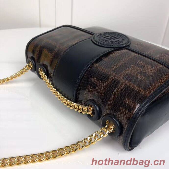 Fendi WALLET ON CHAIN 8HF836 black Fendi WALLET ON CHAIN 8HF836 black