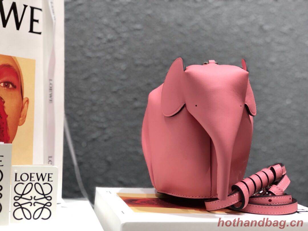 Loewe Elephant Mini Leather shoulder bag LE8922 Pink Loewe Elephant Mini Leather shoulder bag LE8922 Pink