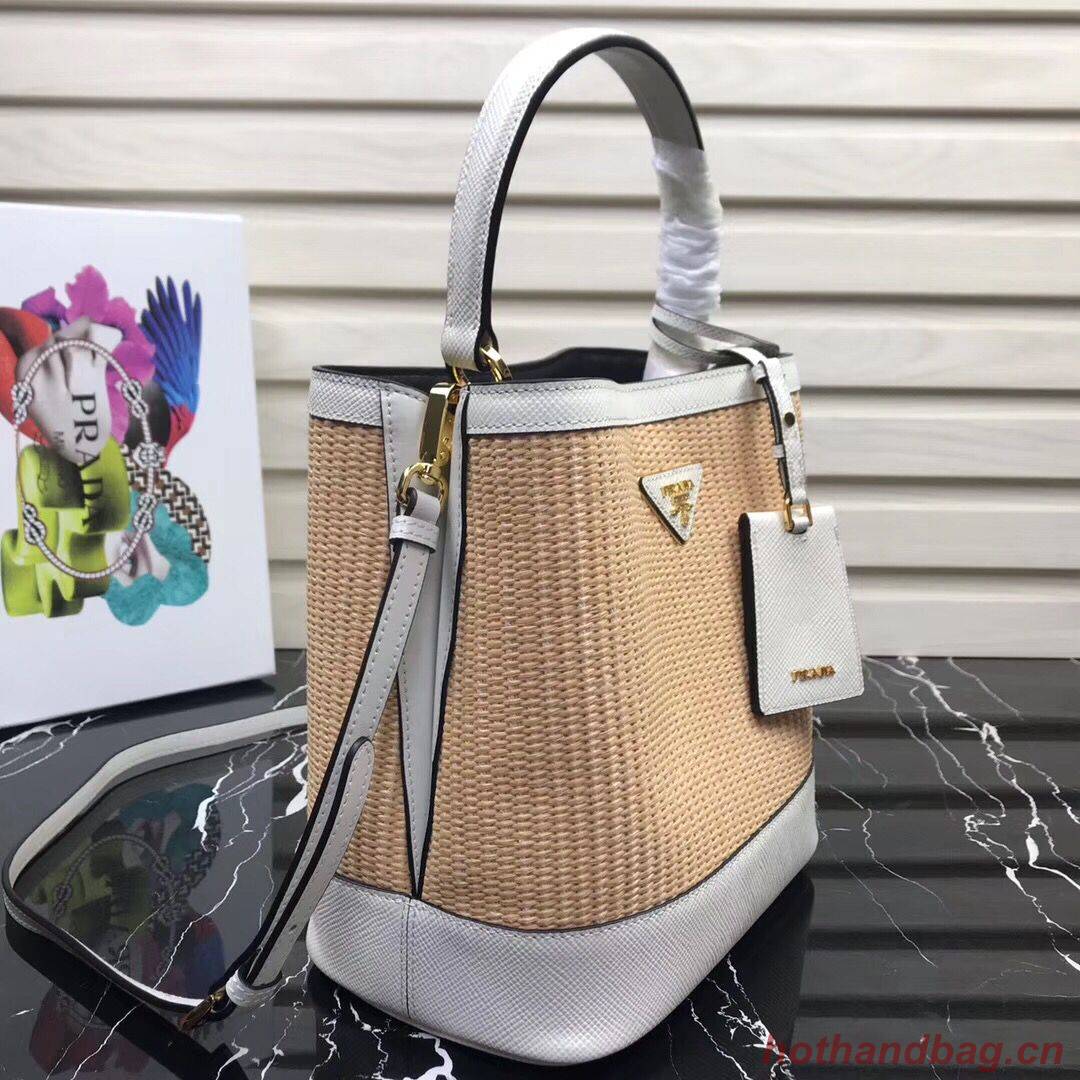 Prada Double Medium bag 1BA210 White Prada Double Medium bag 1BA210 White