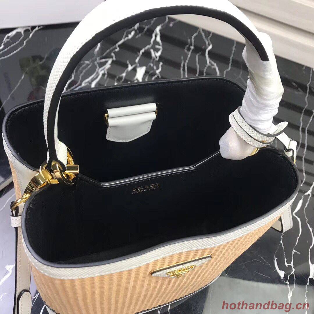 Prada Double Medium bag 1BA210 White Prada Double Medium bag 1BA210 White