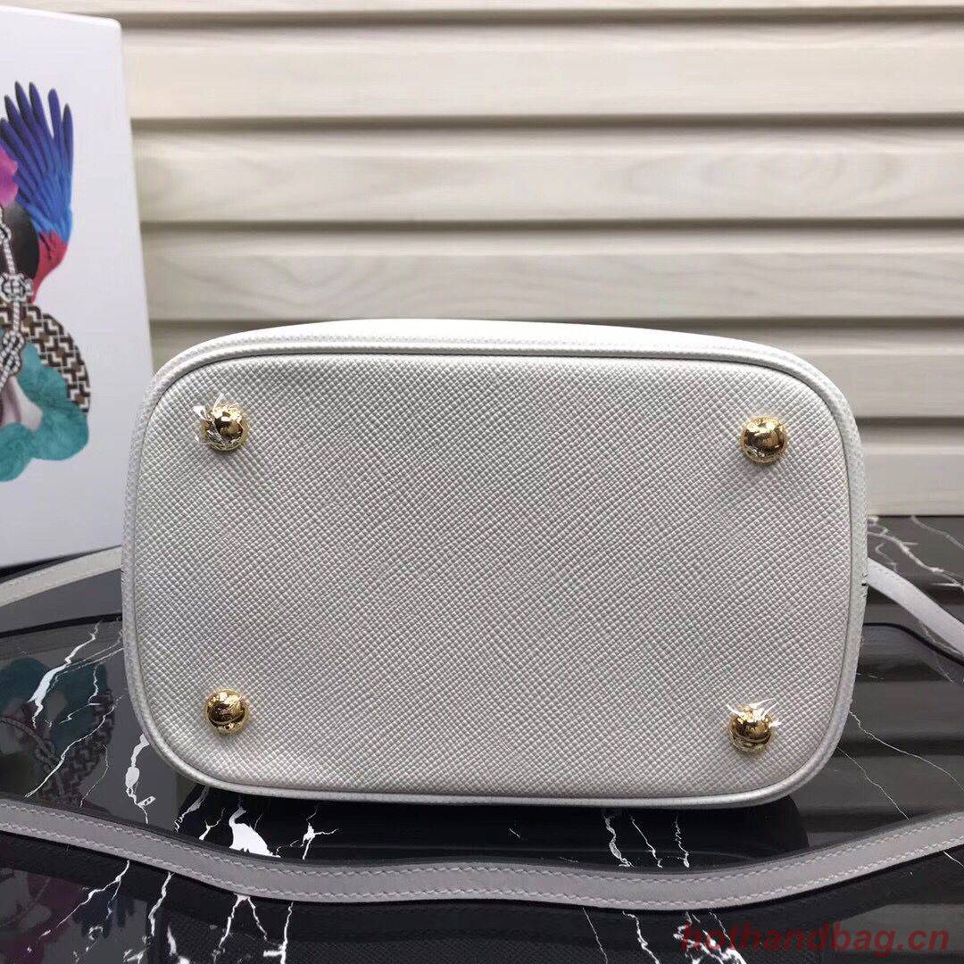 Prada Double Medium bag 1BA210 White Prada Double Medium bag 1BA210 White