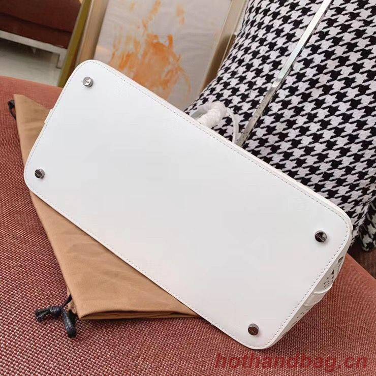 Alaia Openwork Original Leather Tote Bag A3658 White Alaia Openwork Original Leather Tote Bag A3658 White