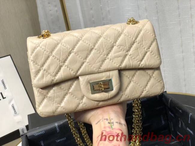 Chanel Shoulder Bag Original Leather Off White AS0874 Gold Chanel Shoulder Bag Original Leather Off White AS0874 Gold