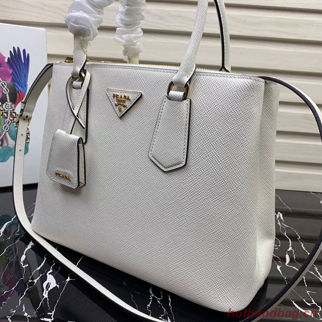 Prada Galleria Saffiano Leather Bag 1BA232 White Prada Galleria Saffiano Leather Bag 1BA232 White
