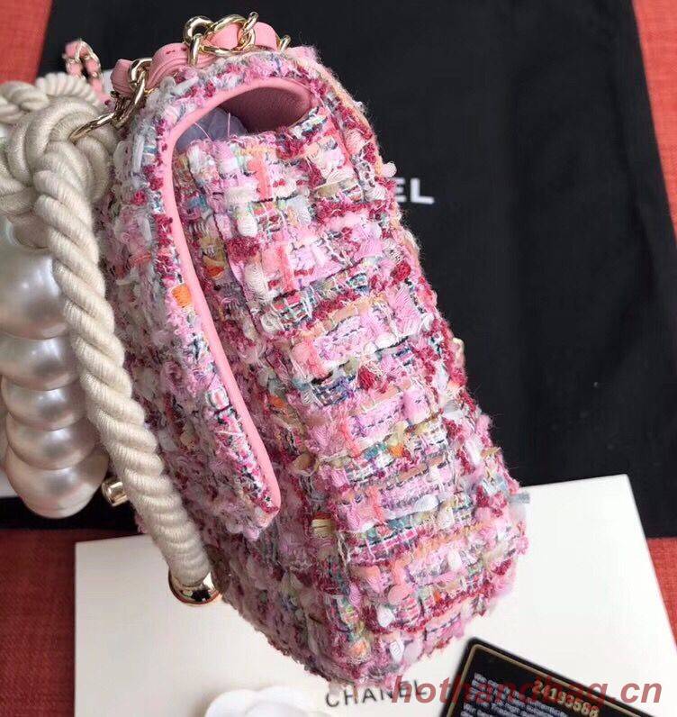 Chanel Original Pearl Shoulder Strap Bag A1112 Pink Chanel Original Pearl Shoulder Strap Bag A1112 Pink