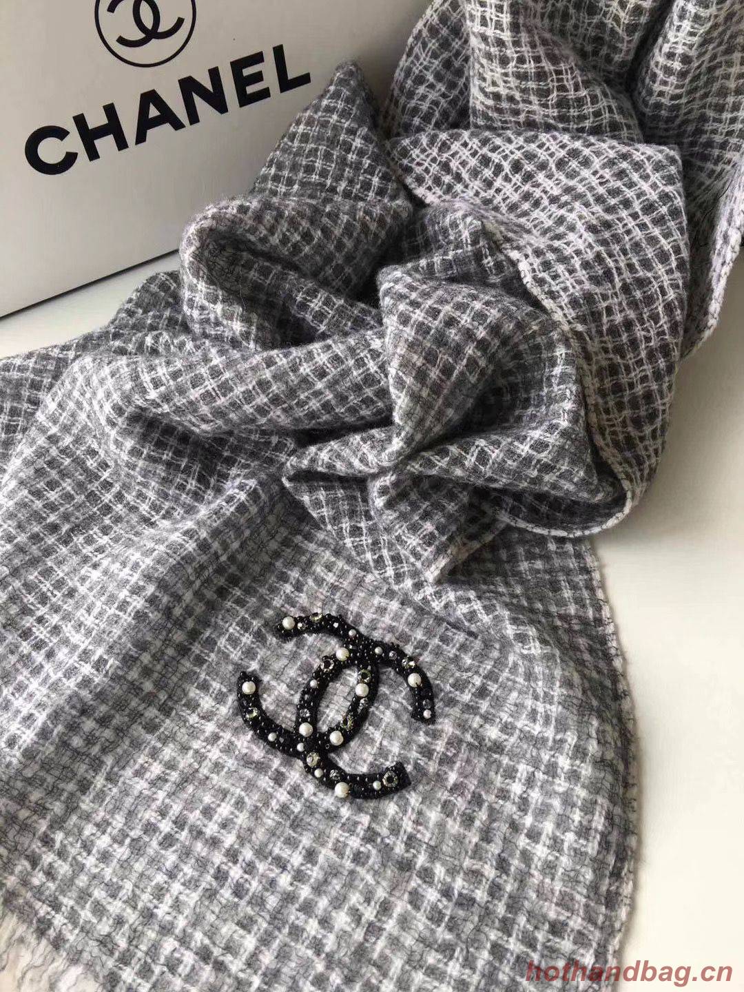 Chanel Cashmere Scarf CH11088 Chanel Cashmere Scarf CH11088