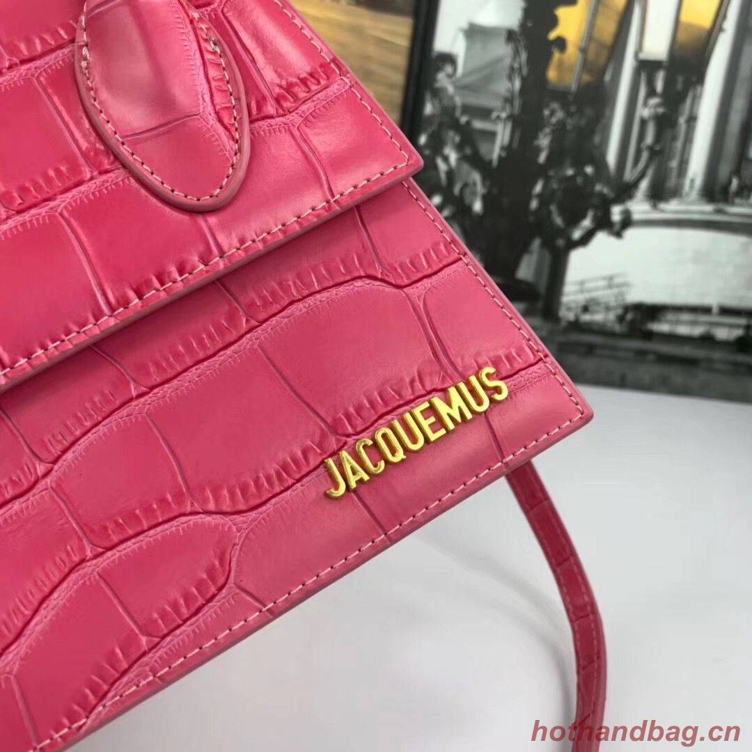 Jacquemus Original Leather Mini Top Handle Bag J8088 Rose Jacquemus Original Leather Mini Top Handle Bag J8088 Rose