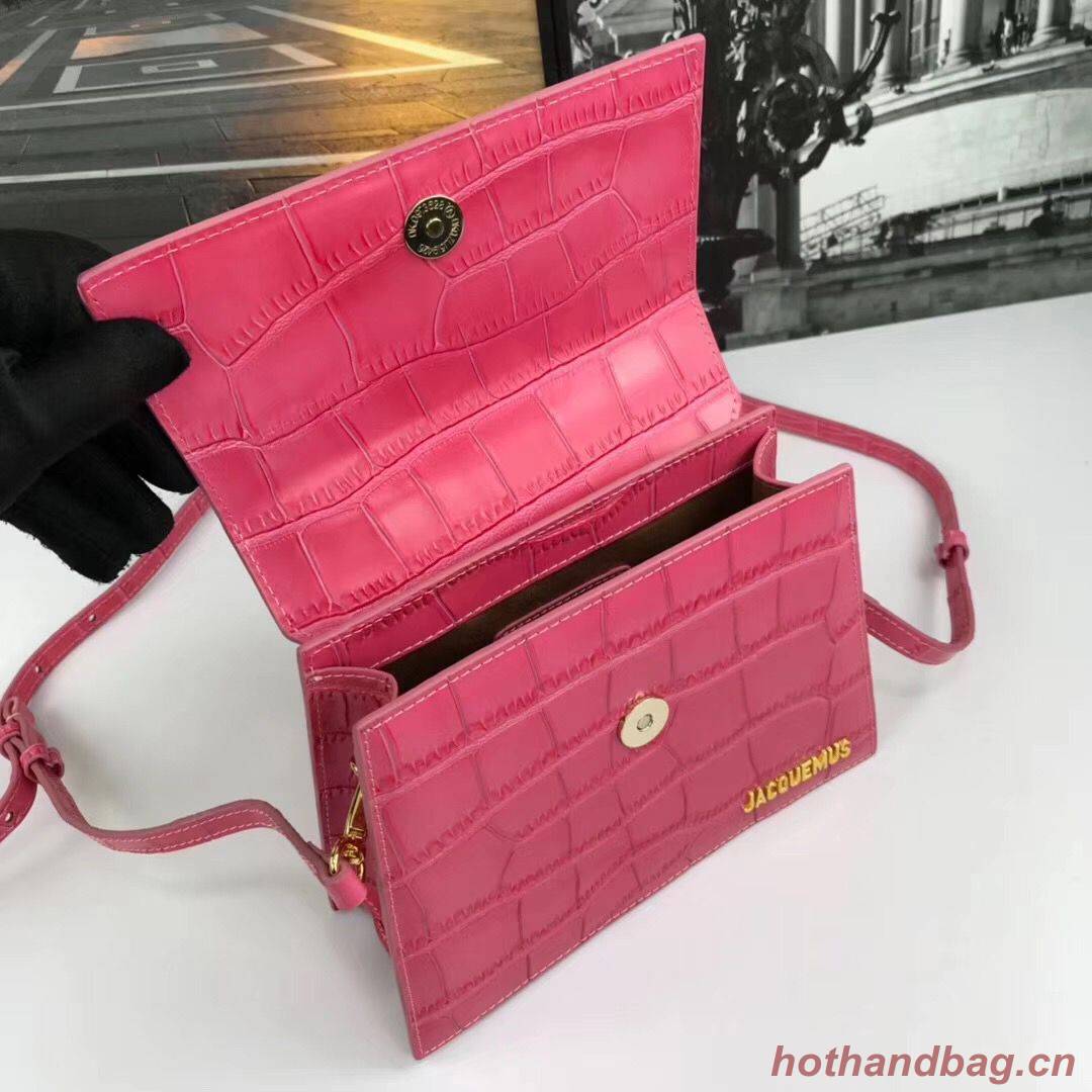 Jacquemus Original Leather Mini Top Handle Bag J8088 Rose Jacquemus Original Leather Mini Top Handle Bag J8088 Rose
