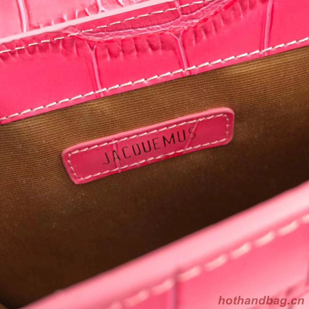 Jacquemus Original Leather Mini Top Handle Bag J8088 Rose Jacquemus Original Leather Mini Top Handle Bag J8088 Rose