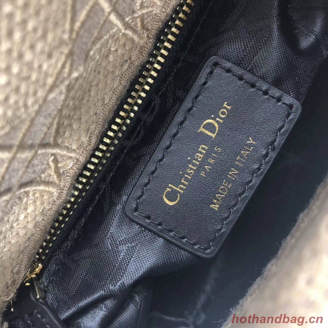 MINI LADY DIOR TOTE BAG IN EMBROIDERED CANVAS C4531 Nude MINI LADY DIOR TOTE BAG IN EMBROIDERED CANVAS C4531 Nude