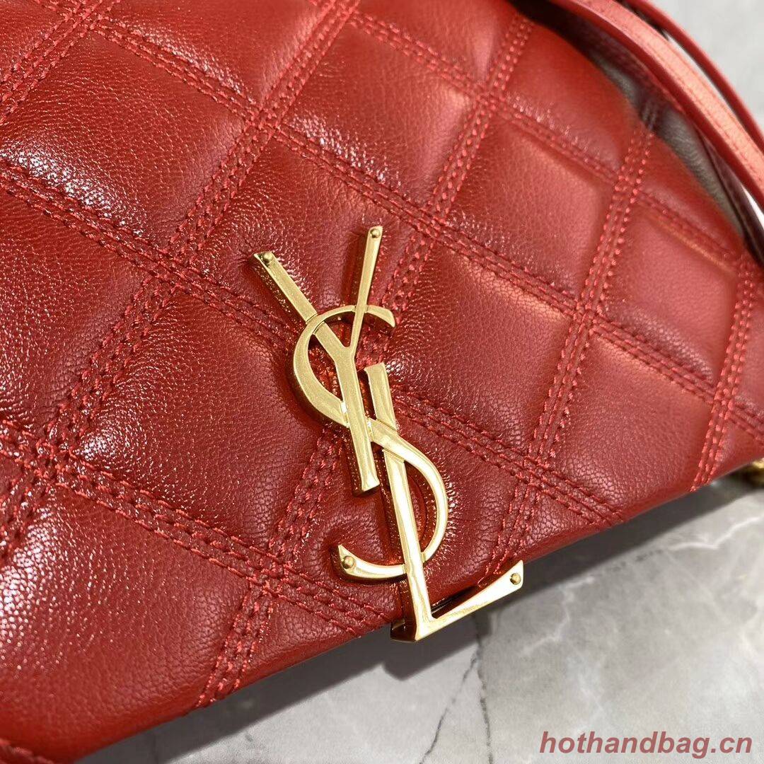 SAINT LAURENT leather shoulder bag Y585031 red SAINT LAURENT leather shoulder bag Y585031 red