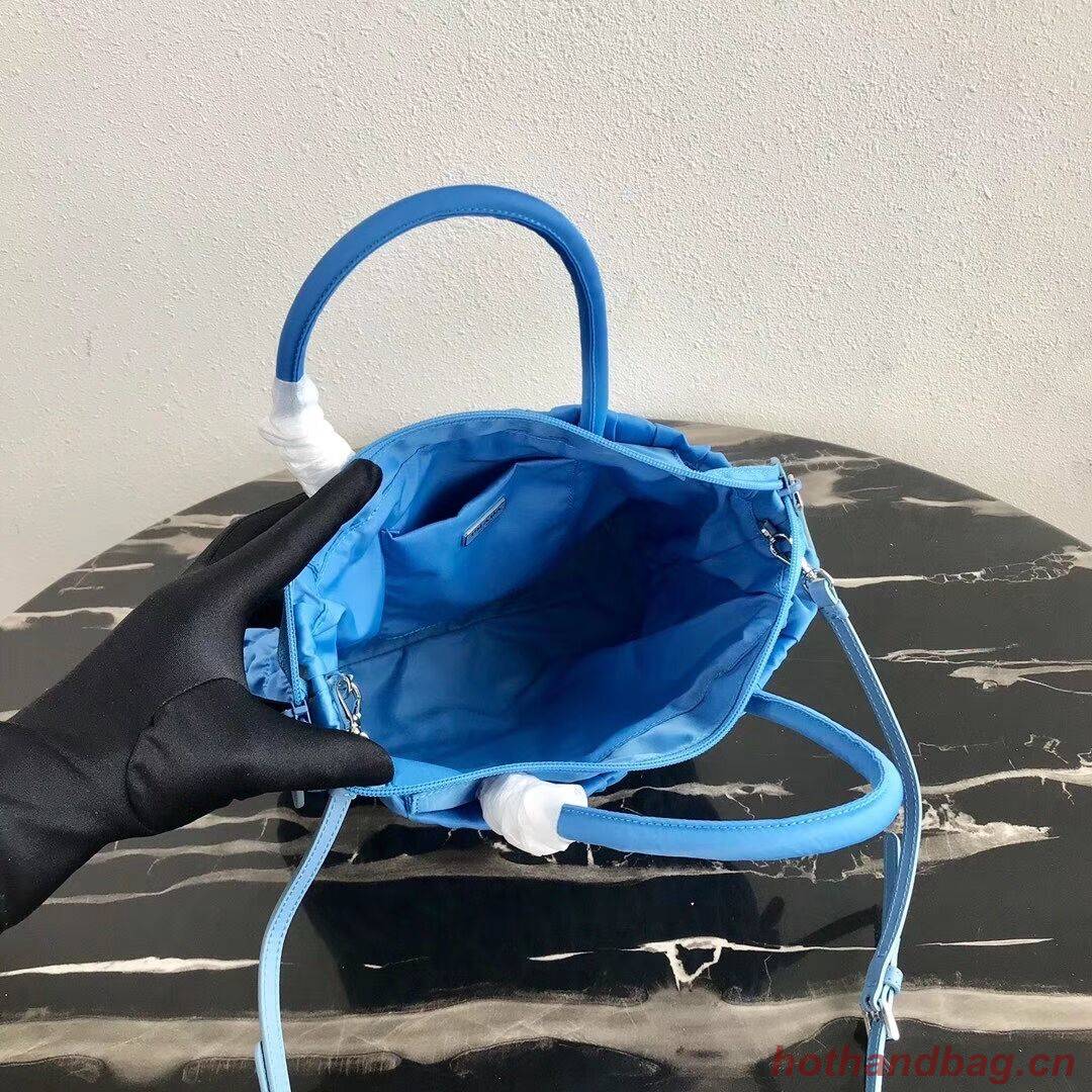 Prada Re-Edition nylon Tote bag 1BG321 light blue Prada Re-Edition nylon Tote bag 1BG321 light blue