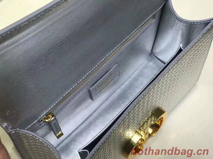 Dior 30 MONTAIGNE SMOOTH CALFSKIN FLAP BAG C9230 silvery Dior 30 MONTAIGNE SMOOTH CALFSKIN FLAP BAG C9230 silvery