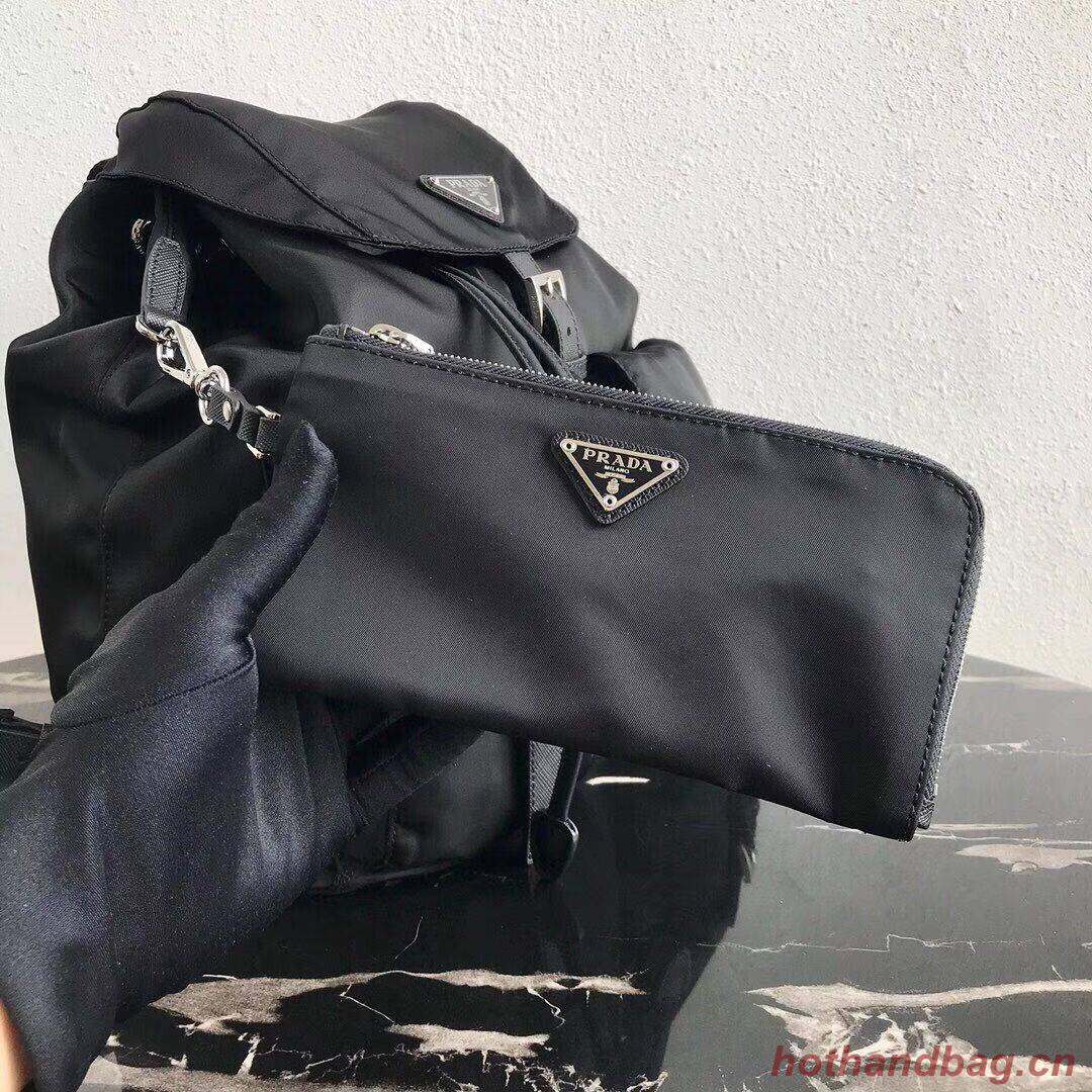 Prada Nylon backpack 1BZ811 black Prada Nylon backpack 1BZ811 black