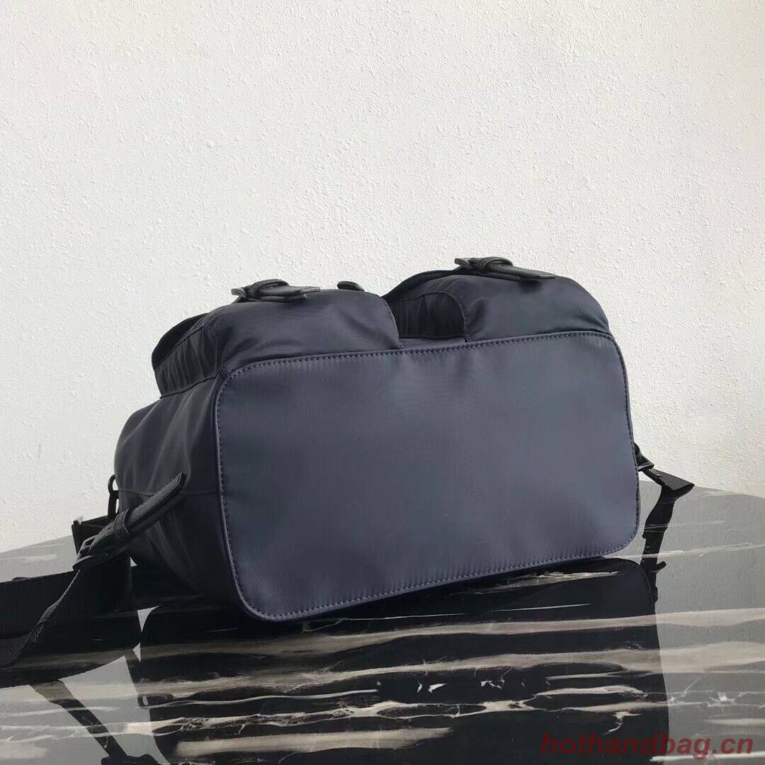 Prada Re-Nylon backpack 1BZ811 black&green Prada Re-Nylon backpack 1BZ811 black&green