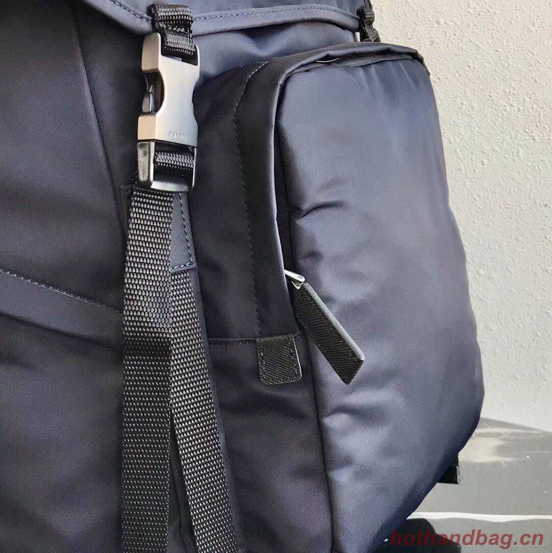 Prada Re-Nylon backpack 2VZ135 black&red Prada Re-Nylon backpack 2VZ135 black&red