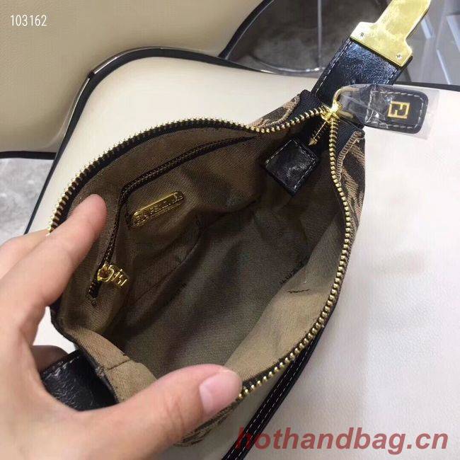 FENDI fabric bag 8BR051 black FENDI fabric bag 8BR051 black