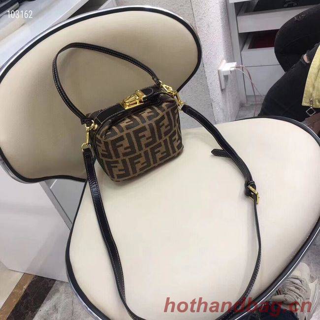 FENDI fabric bag 8BR051 black FENDI fabric bag 8BR051 black