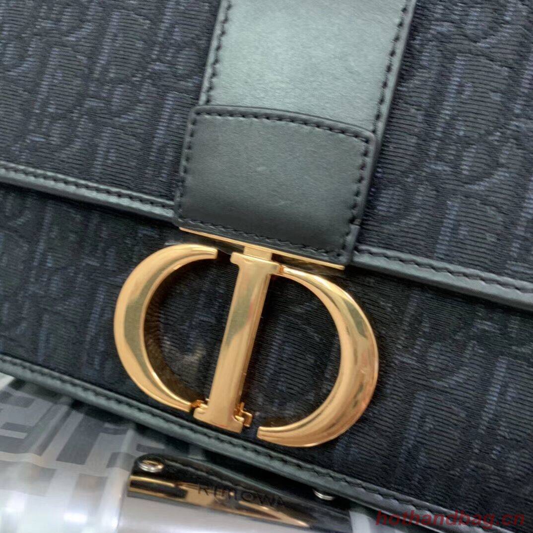 Dior 30 MONTAIGNE CANVAS BAG C9203 black Dior 30 MONTAIGNE CANVAS BAG C9203 black