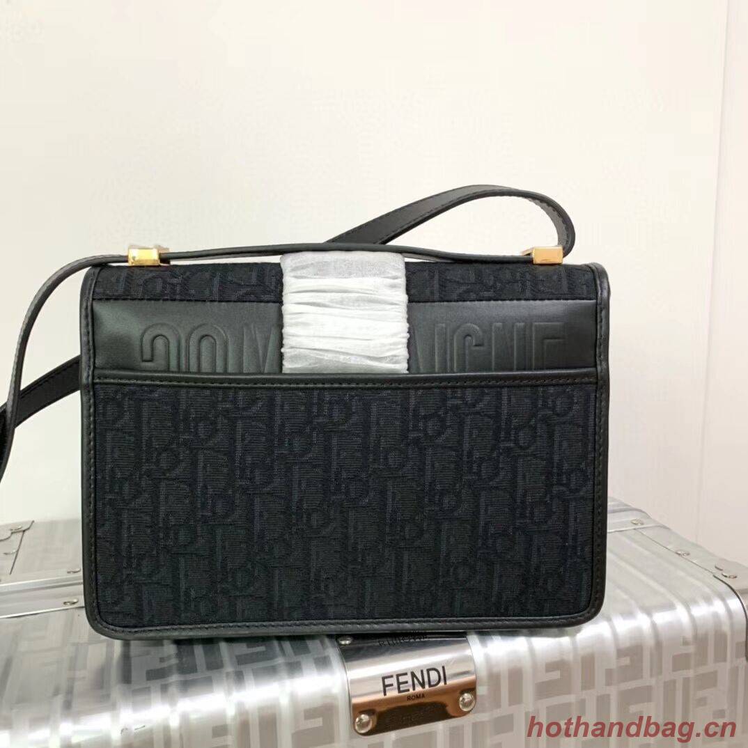 Dior 30 MONTAIGNE CANVAS BAG C9203 black Dior 30 MONTAIGNE CANVAS BAG C9203 black