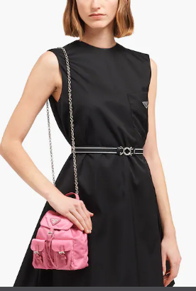 Prada Nylon mini backpack 1BH029 pink Prada Nylon mini backpack 1BH029 pink