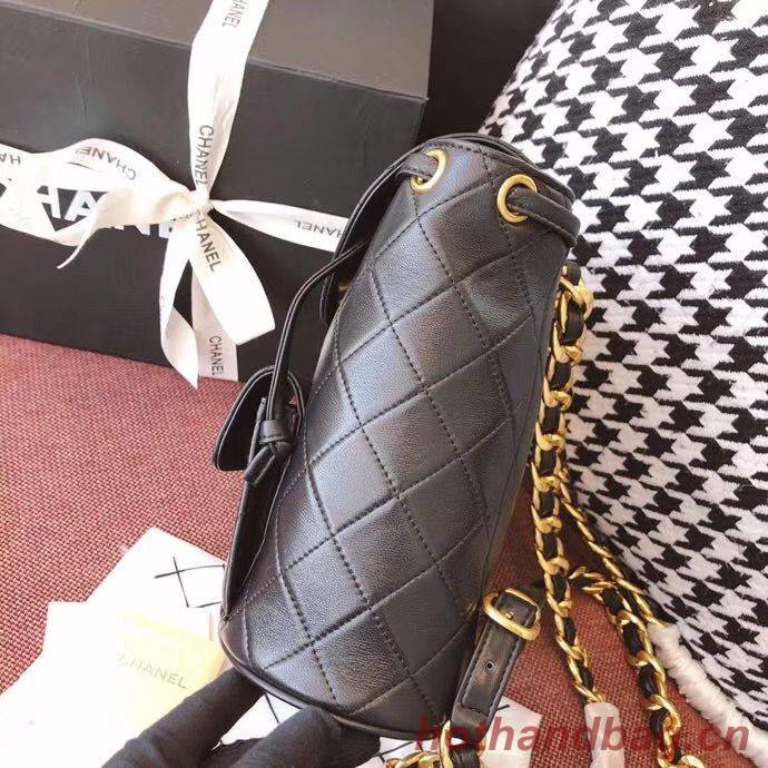 Chanel Original Sheepskin Backpack 56987 black Chanel Original Sheepskin Backpack 56987 black