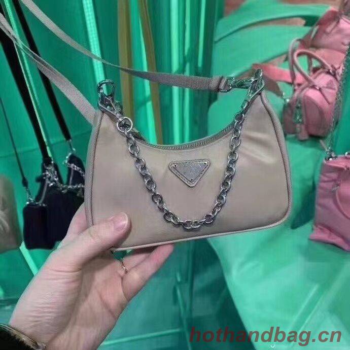 Prada Re-Edition nylon mini shoulder bag 1TT122 apricot Prada Re-Edition nylon mini shoulder bag 1TT122 apricot